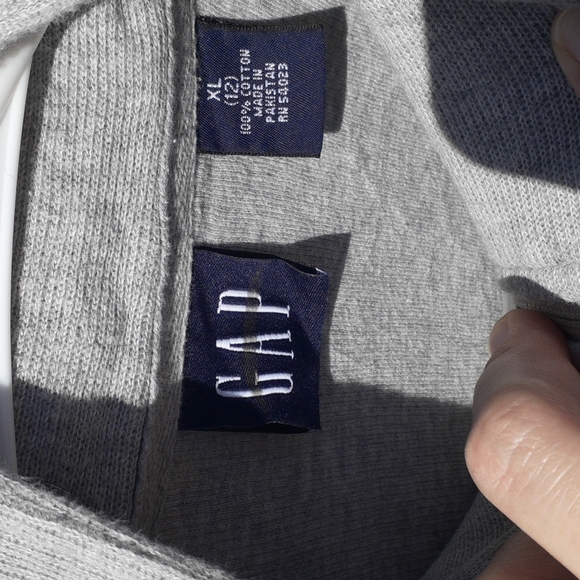 Gap Cotton Partial Zip Jacket, Size XL (12) - Picture 3 of 8